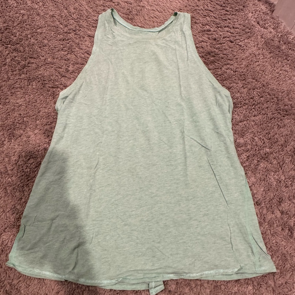 Lululemon Athletica Light Green Tank Top